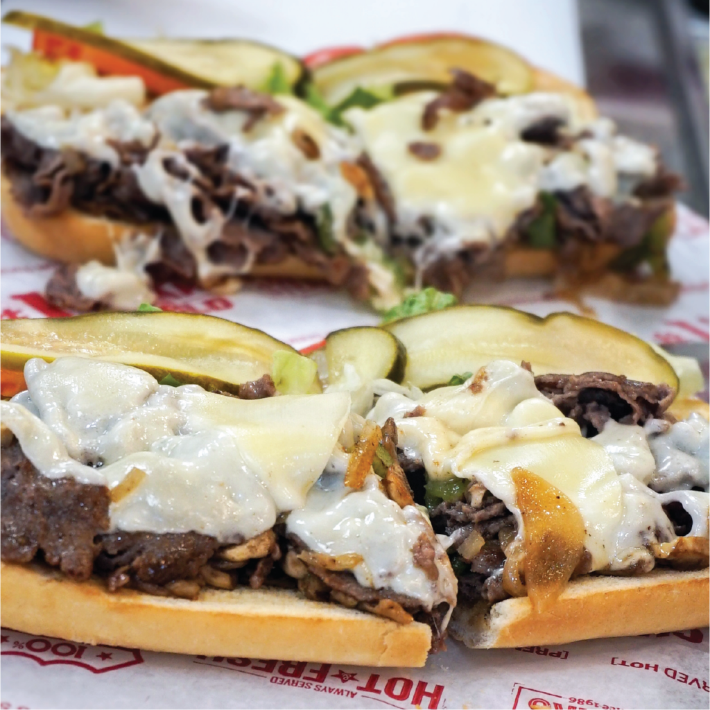 Official Charleys cheesesteak product image.